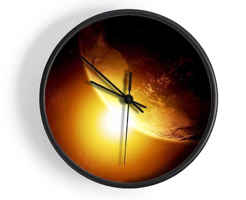 Eclipse Of The Sun Clock - Wallart-Direct UK