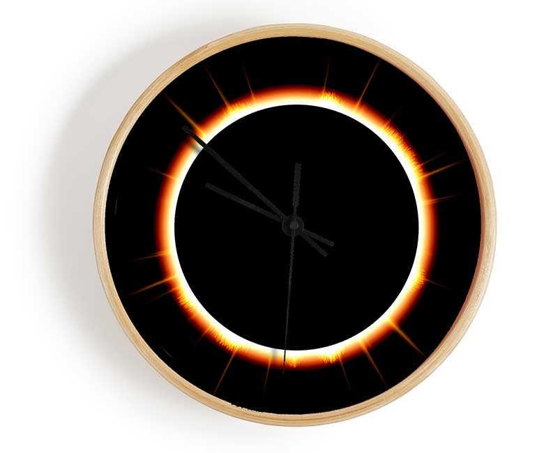 Solar Eclipse Of The Sun Clock - Wallart-Direct UK