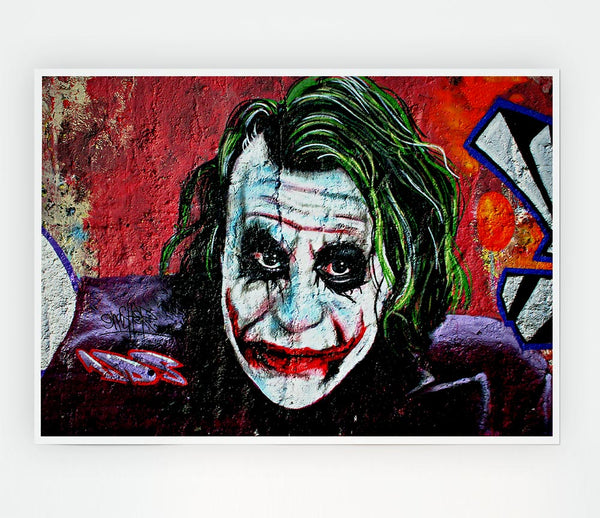 The Joker Print Poster Wall Art