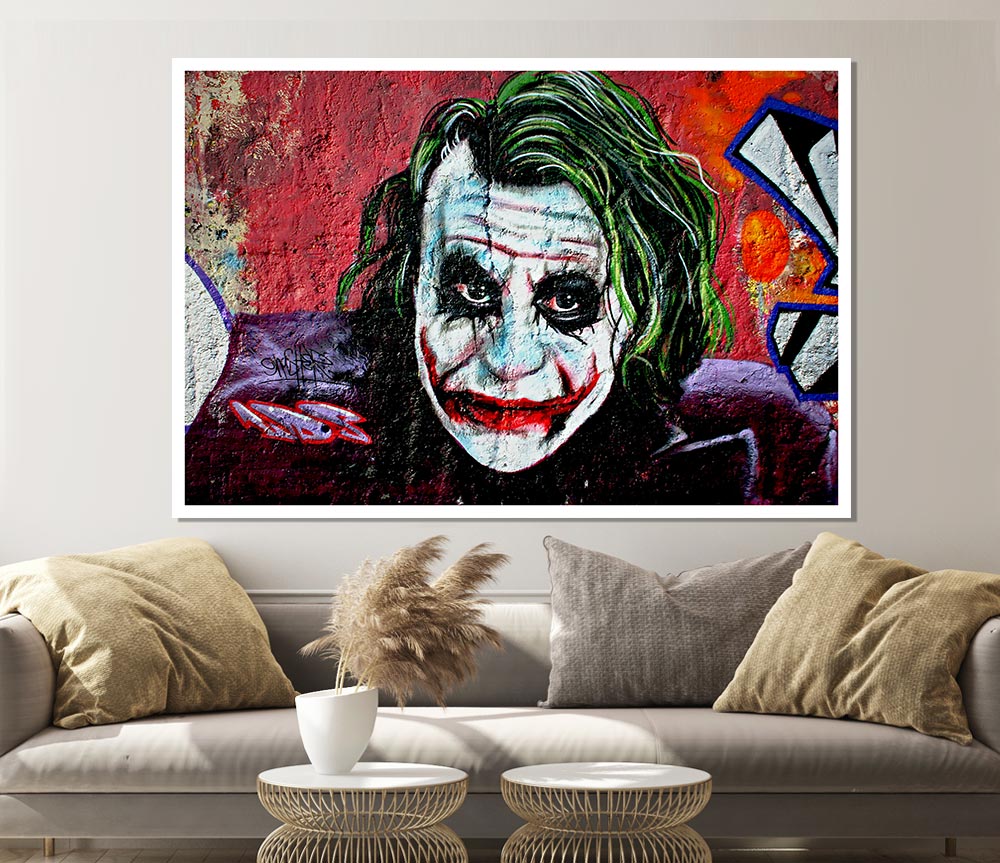 The Joker Print Poster Wall Art