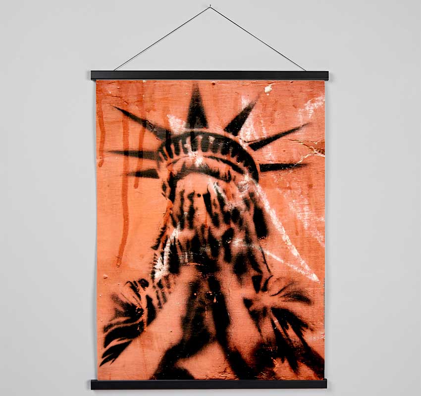 Statue Of Liberty Cry Hanging Poster - Wallart-Direct UK