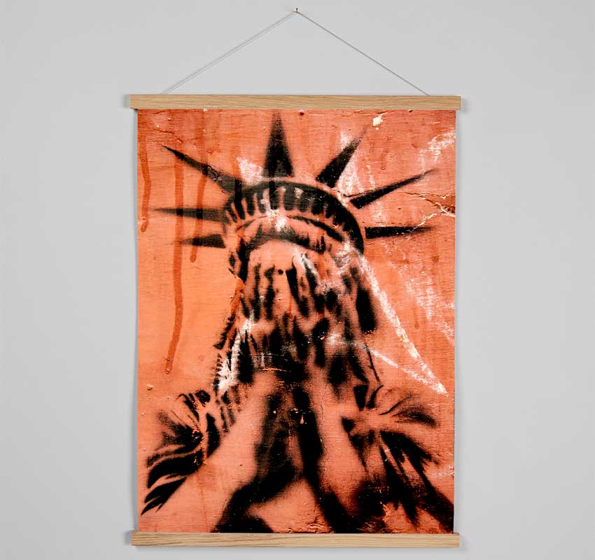 Statue Of Liberty Cry Hanging Poster - Wallart-Direct UK