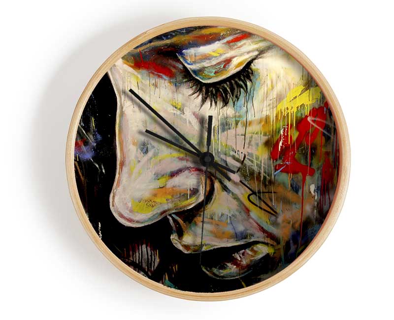 Woman Beauty Clock - Wallart-Direct UK