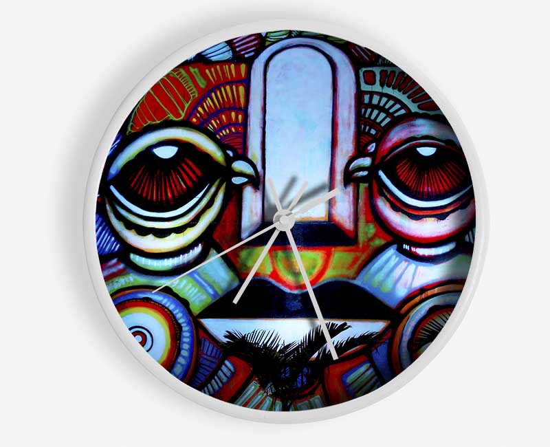 Funny Face Clock - Wallart-Direct UK