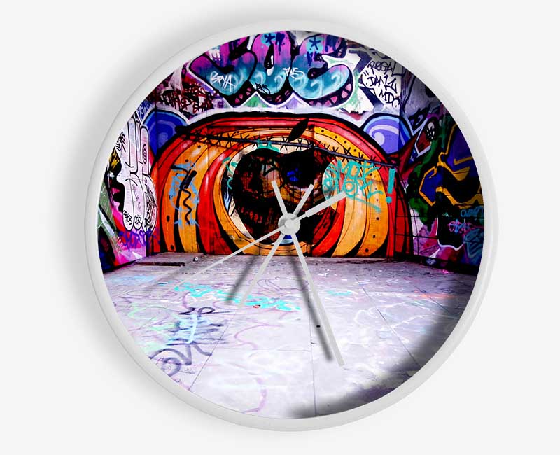 Through The Apple Clock - Wallart-Direct UK