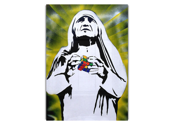 Mother Teresa Rubiks Cube