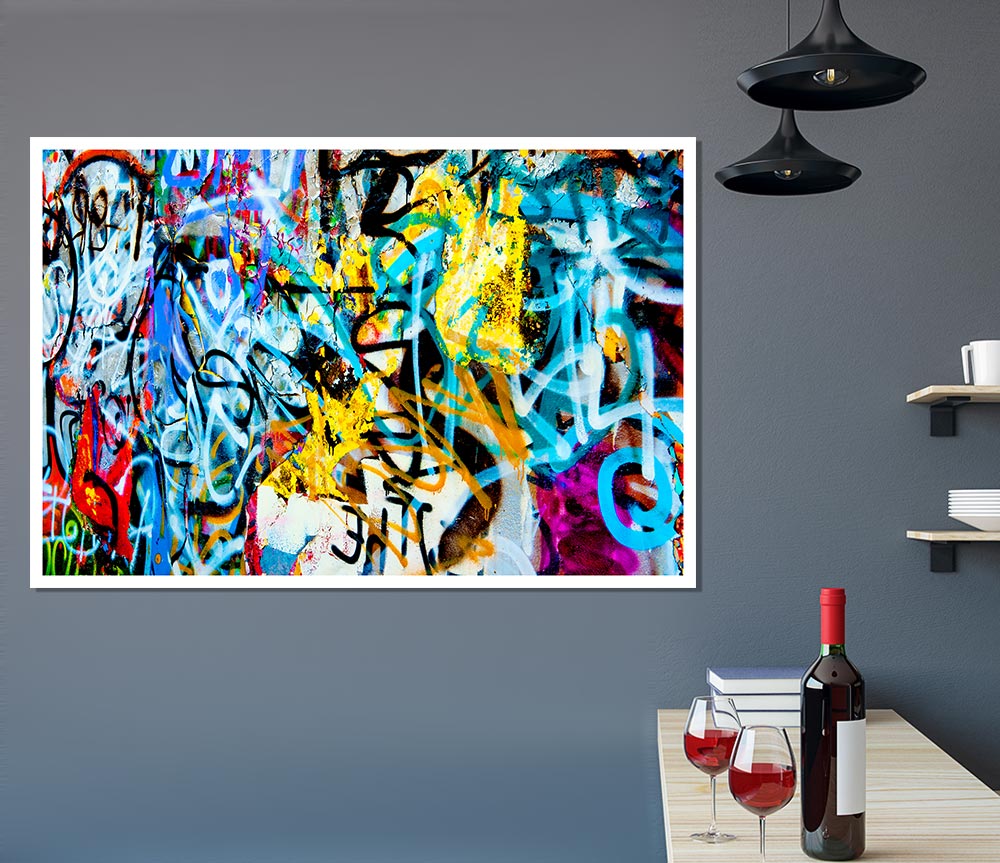 Urban City Art Print Poster Wall Art