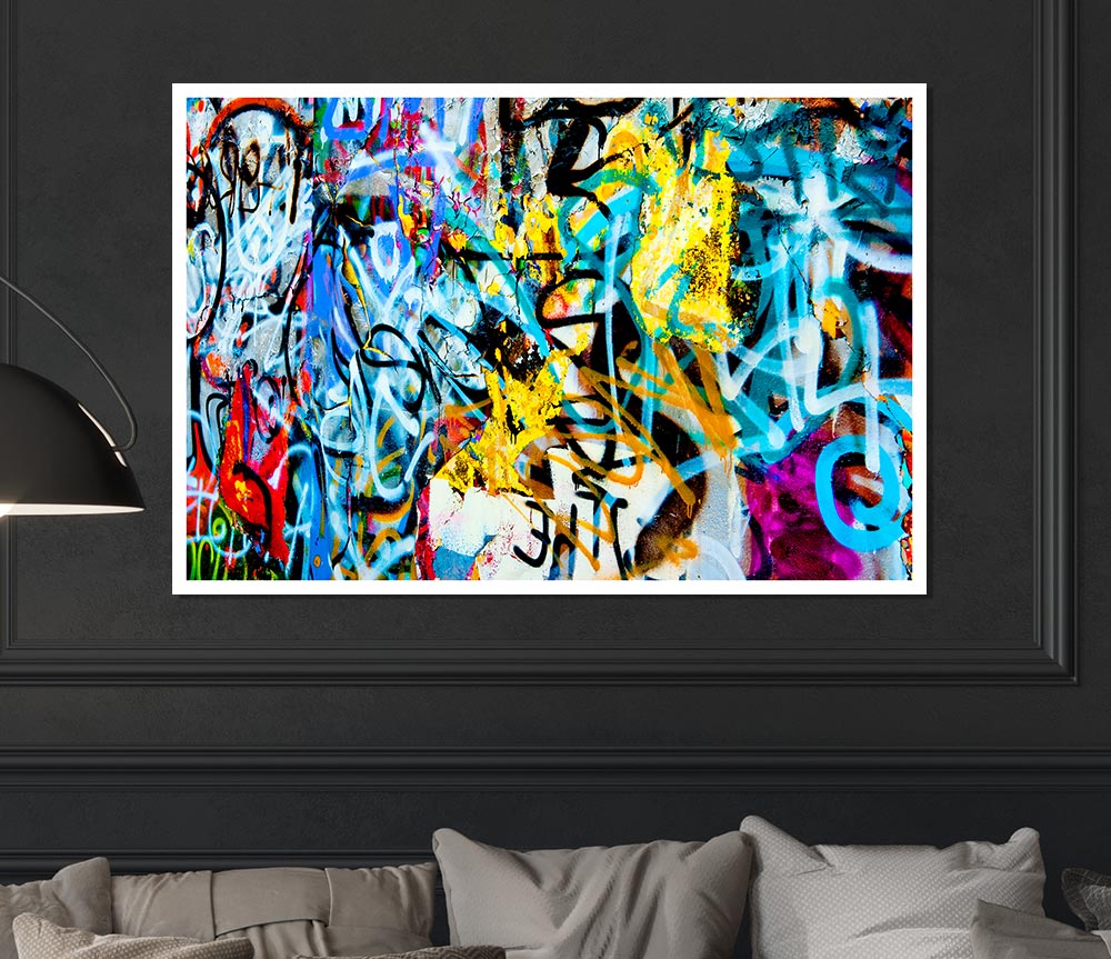 Urban City Art Print Poster Wall Art