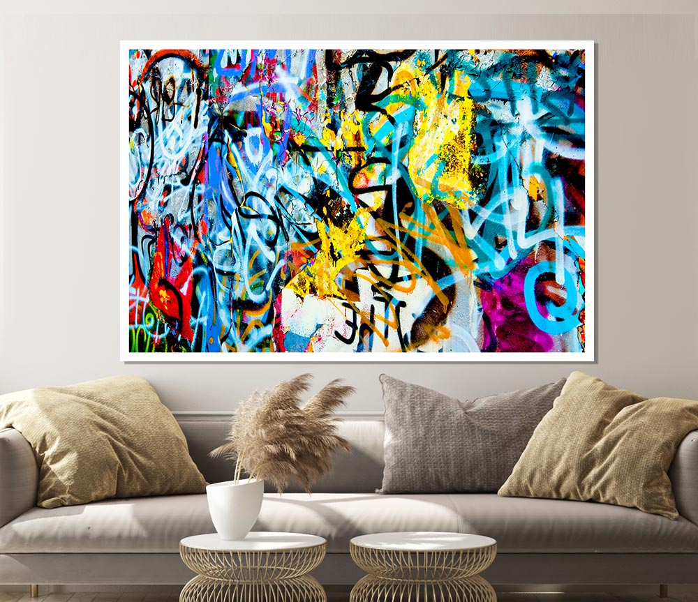 Urban City Art Print Poster Wall Art