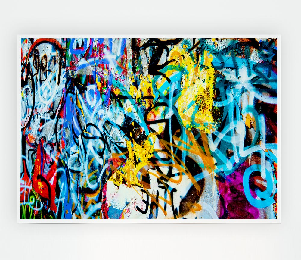 Urban City Art Print Poster Wall Art