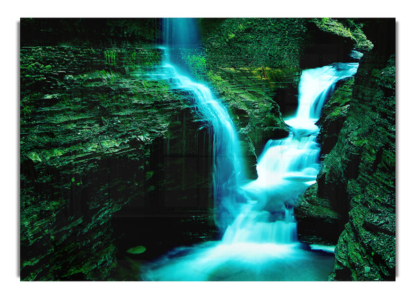 The Rock Formation Waterfall