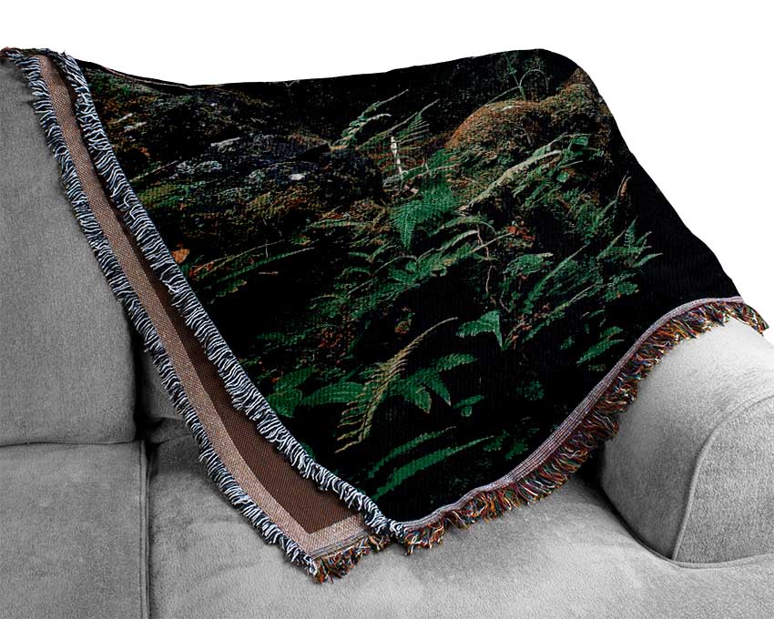 Waterfall Paradise Trio Woven Blanket