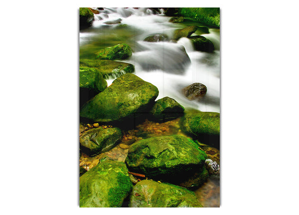 Waterfall Rocks Waterfall Canvas