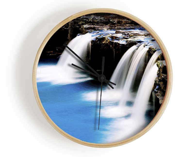 Flow Of The Waterfall Clock - Wallart-Direct UK