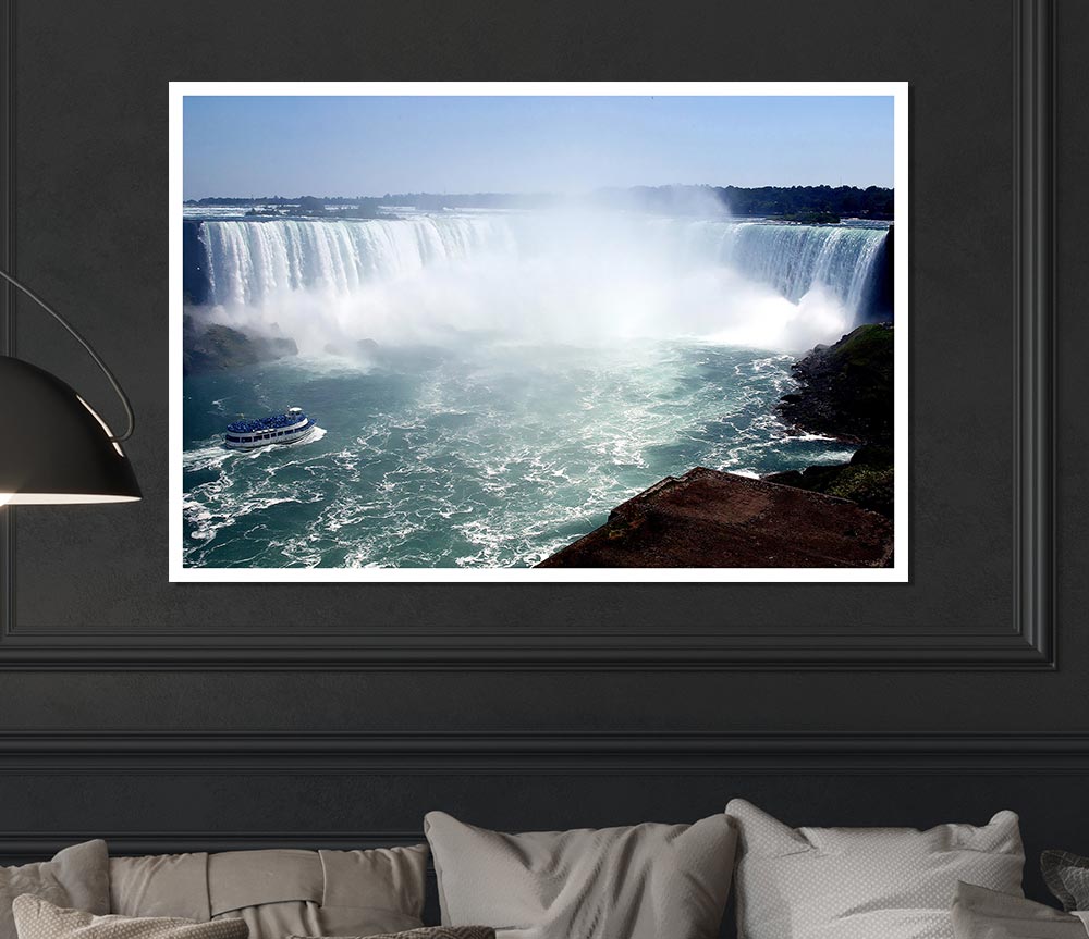 Victoria Falls Rumble Print Poster Wall Art