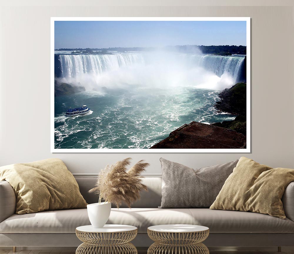 Victoria Falls Rumble Print Poster Wall Art