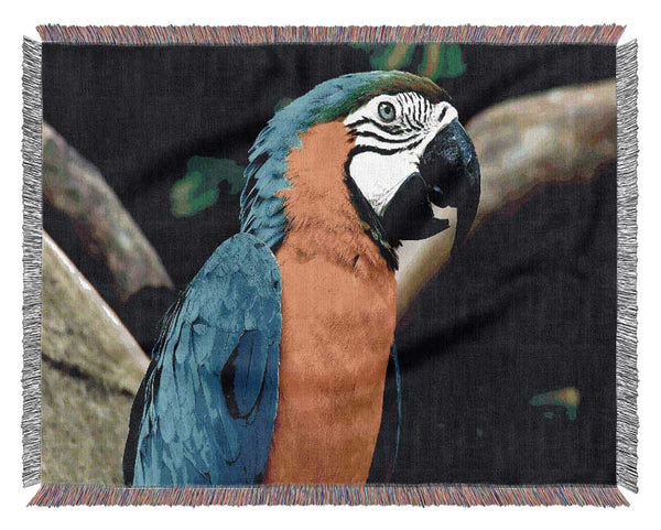 Amazing Parrot Woven Blanket