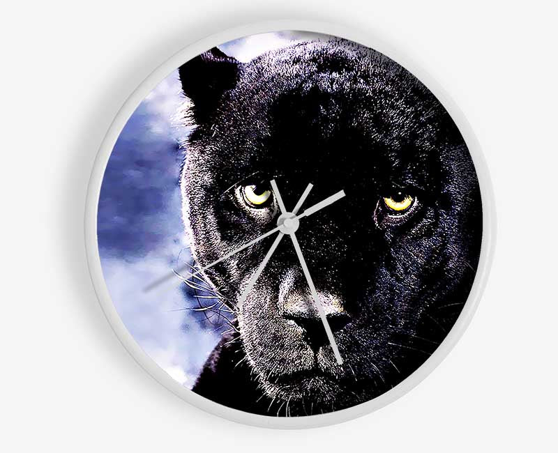 Black Panther Clock - Wallart-Direct UK