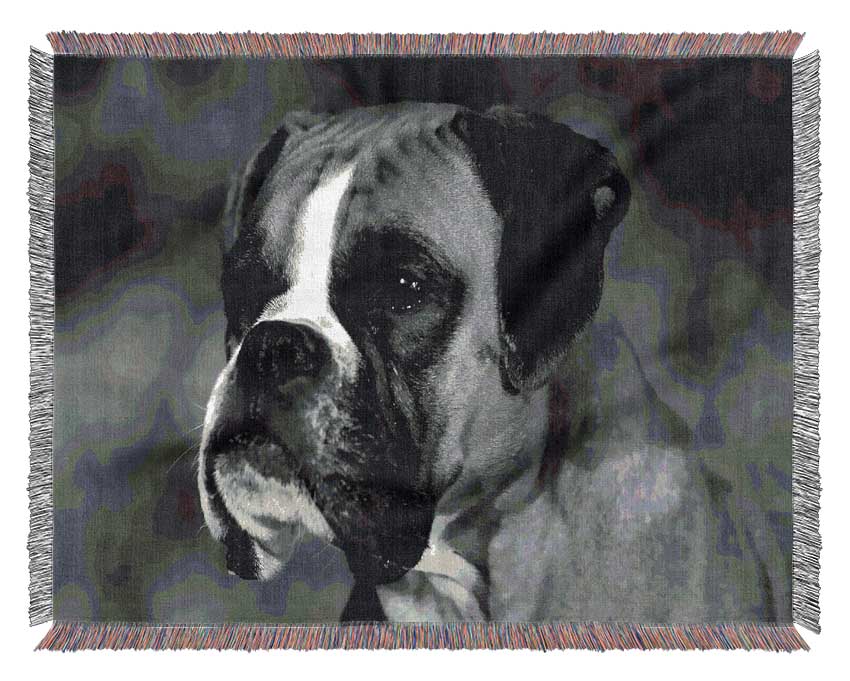 Boxer Beauty Woven Blanket