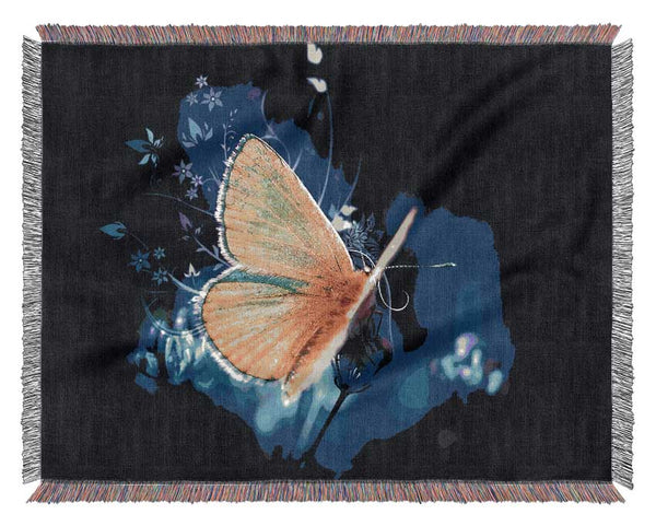 Butterfly Flutter Woven Blanket