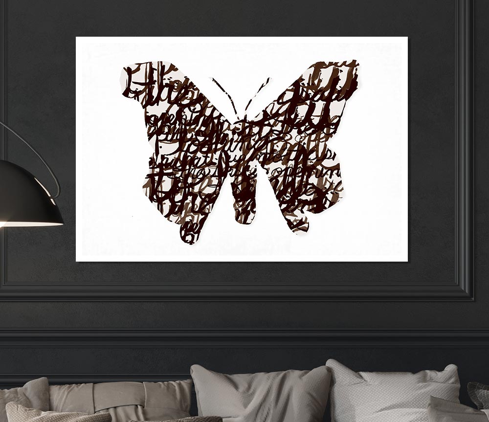 Butterfly Wings Print Poster Wall Art