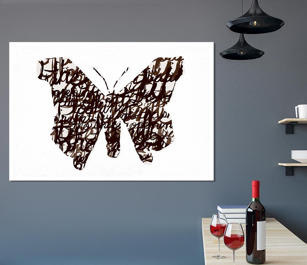 Butterfly Wings Print Poster Wall Art