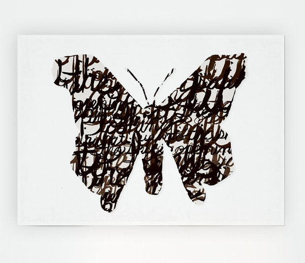 Butterfly Wings Print Poster Wall Art