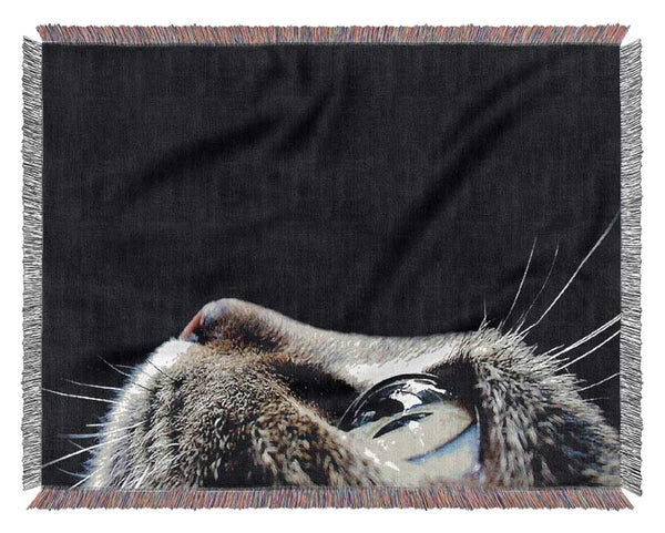 Cat Eyes Woven Blanket