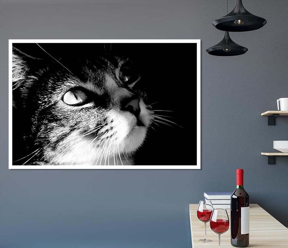 Cat Love Print Poster Wall Art