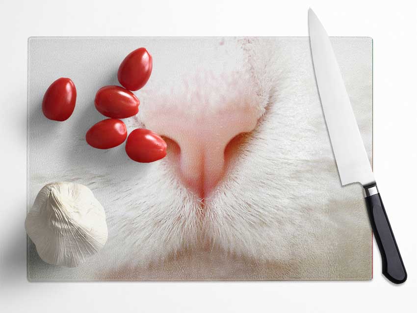 Cat Nose 2 Glass Chopping Board