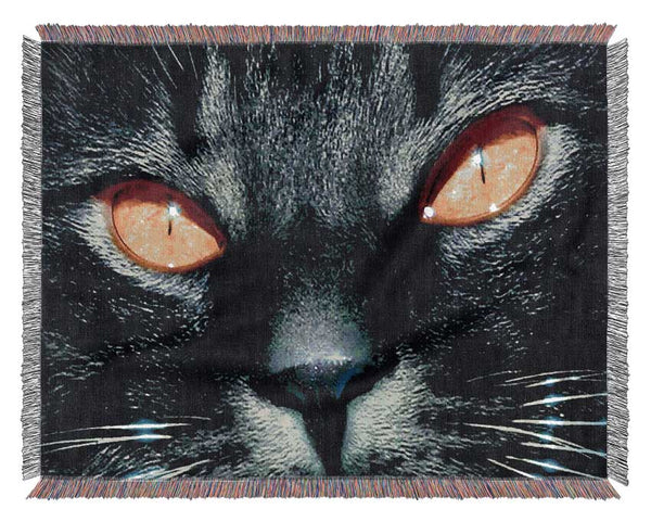 Cats Eyes Woven Blanket