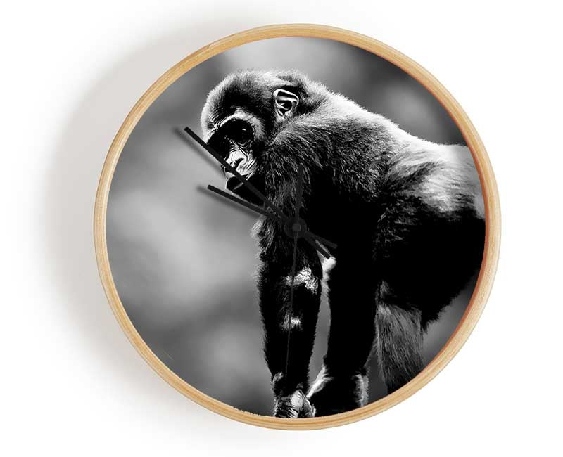 Cheeky Monkey Clock - Wallart-Direct UK