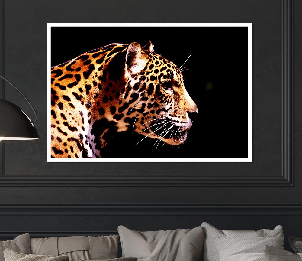 Cheetah Alert Print Poster Wall Art