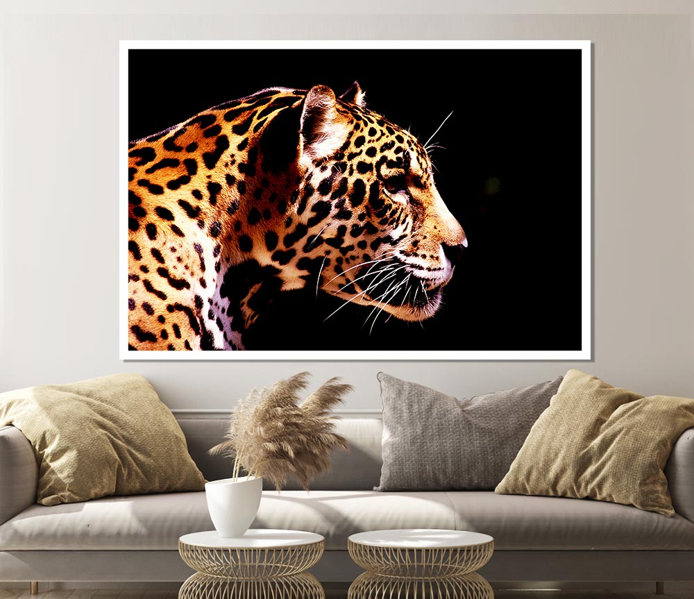 Cheetah Alert Print Poster Wall Art