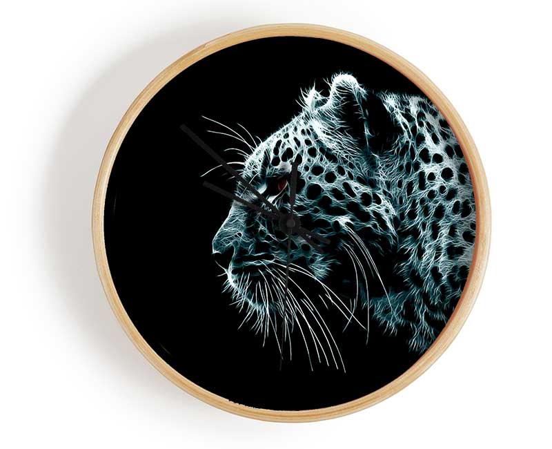 Cheetah Blues Clock - Wallart-Direct UK