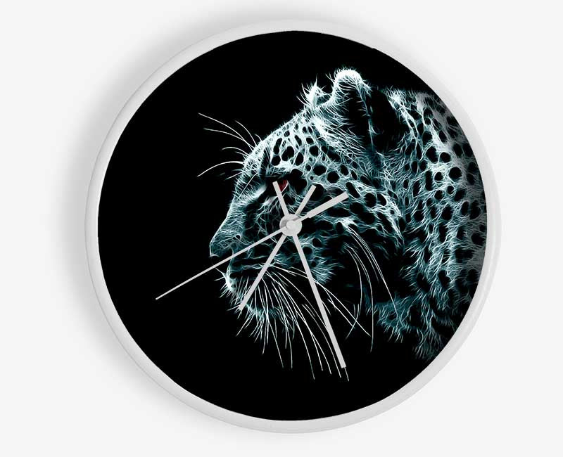 Cheetah Blues Clock - Wallart-Direct UK