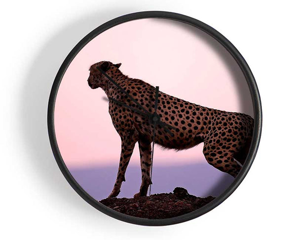 Cheetah Habitat Clock - Wallart-Direct UK