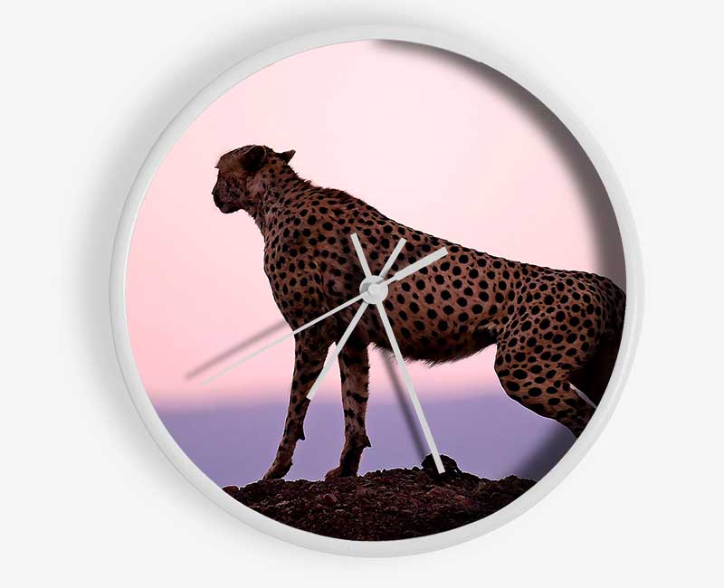 Cheetah Habitat Clock - Wallart-Direct UK