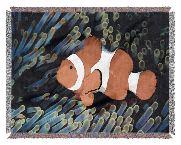 Clown Fish Woven Blanket