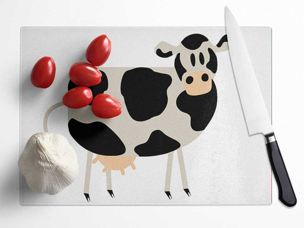 Cow Stare Glass Chopping Board