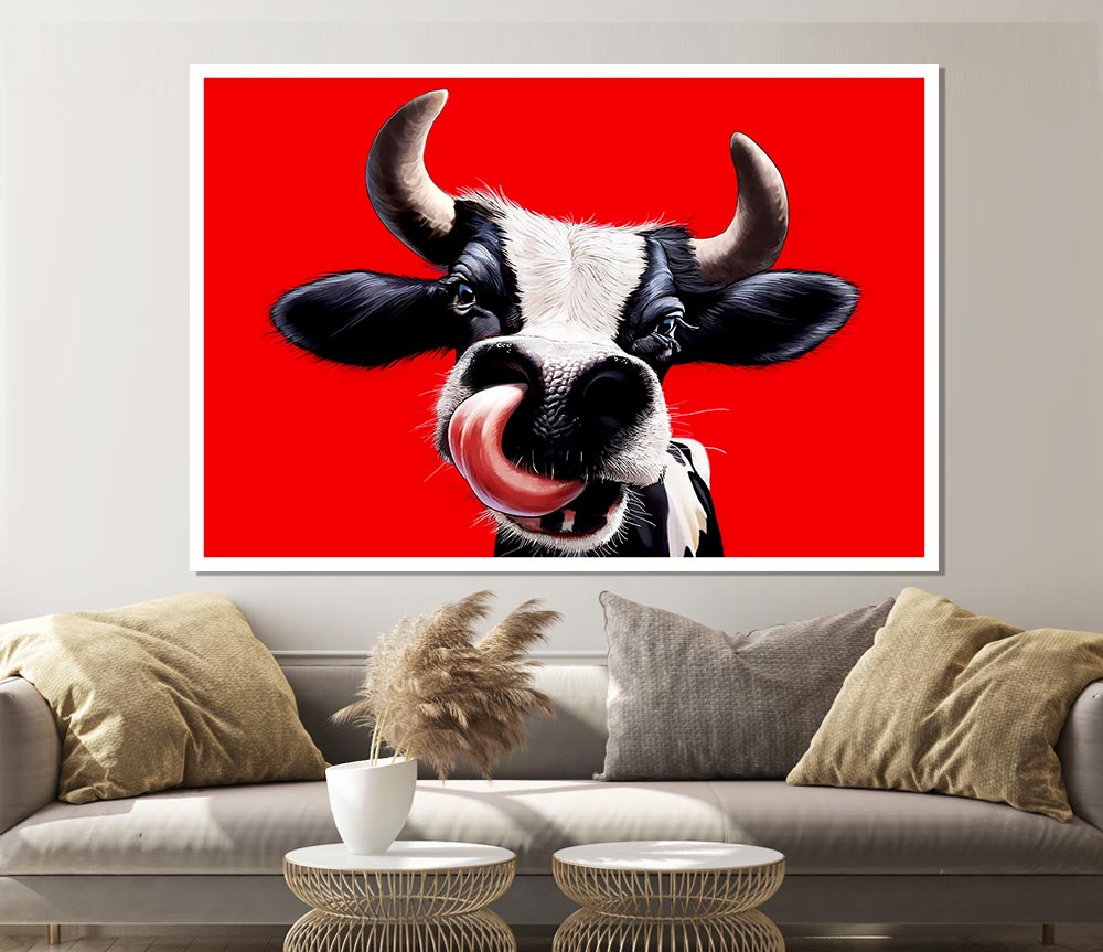 Cow You Do This Print Poster Wall Art