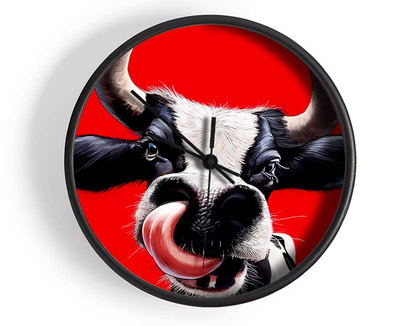 Cow You Do This Clock - Wallart-Direct UK