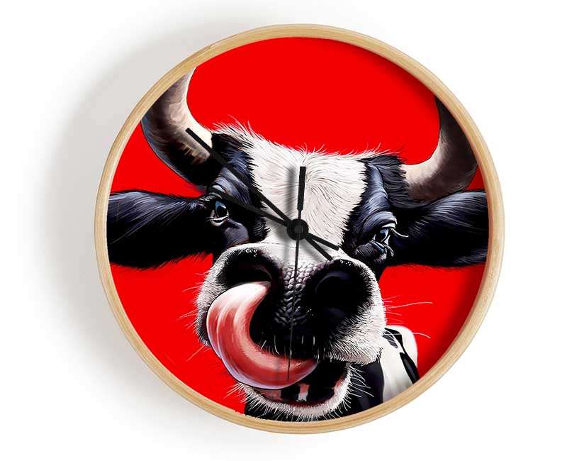 Cow You Do This Clock - Wallart-Direct UK