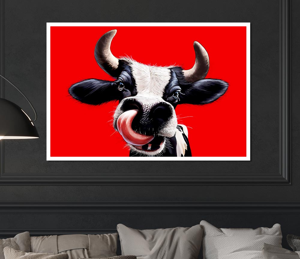 Cow You Do This Print Poster Wall Art