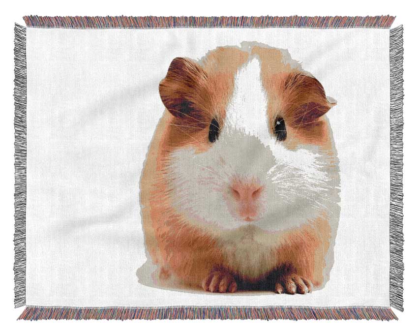 Cute Guinea Pig Woven Blanket