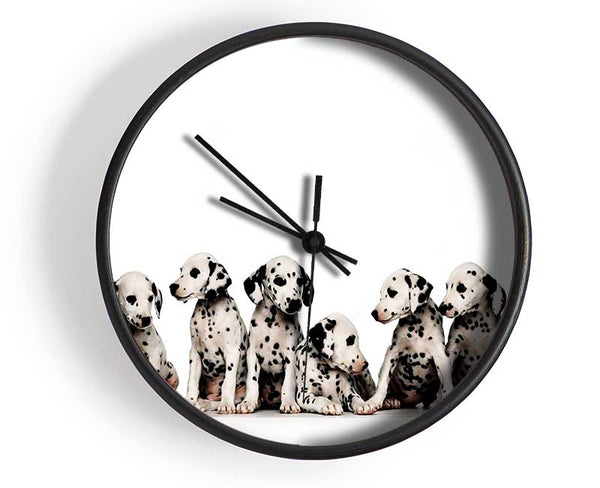 Dalmatian Puppy Fun Clock - Wallart-Direct UK