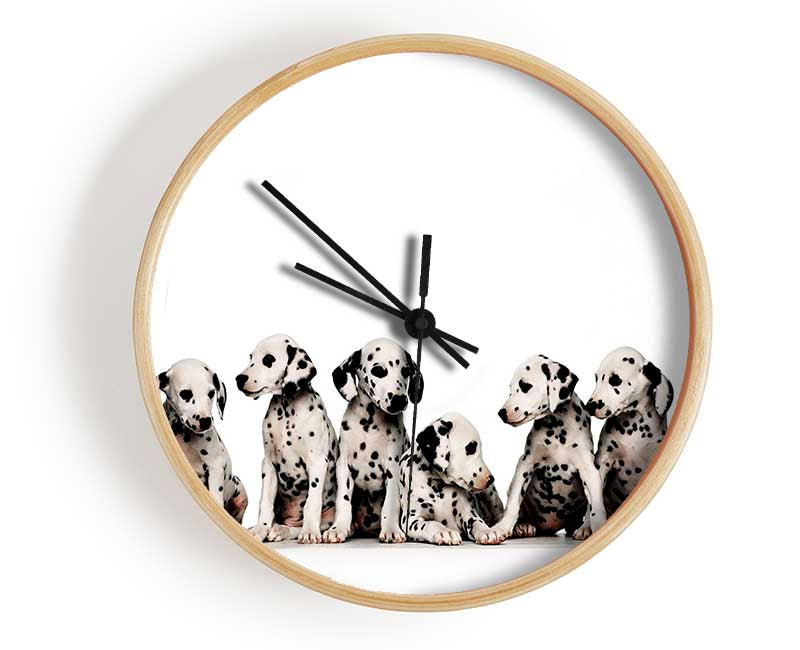 Dalmatian Puppy Fun Clock - Wallart-Direct UK