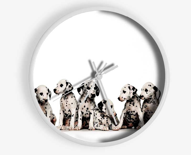 Dalmatian Puppy Fun Clock - Wallart-Direct UK