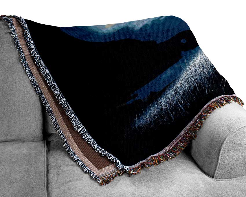 Dark Horse Woven Blanket