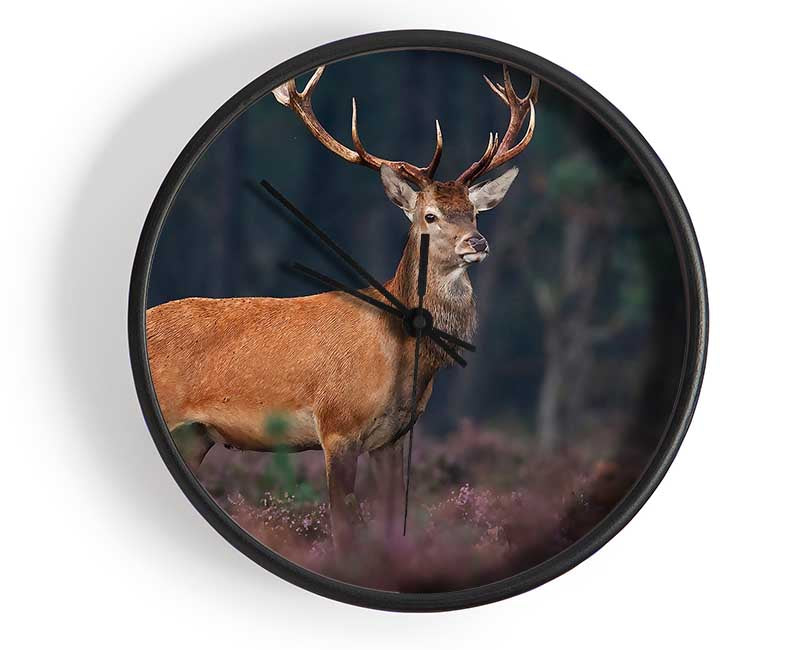 Deer 2 Clock - Wallart-Direct UK